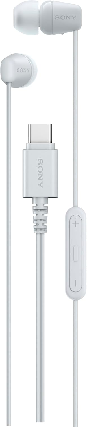 Sony IER-EX15C USB-C Wired In-Ear Headphones White-1