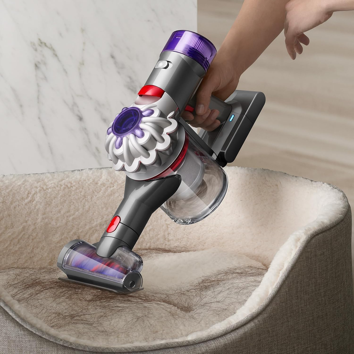 Dyson V8 Absolute, Yellow Silver Cordless Vacuum Cleaner-5