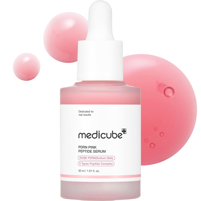medicube PDRN Pink Peptide Serum with Rose PDRN 1.01 fl. Oz-1