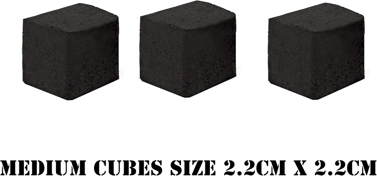 Black Diamonds 100% Natural Coconut Shell Charcoal Cubes (96 Pcs, 1 Pack)-5