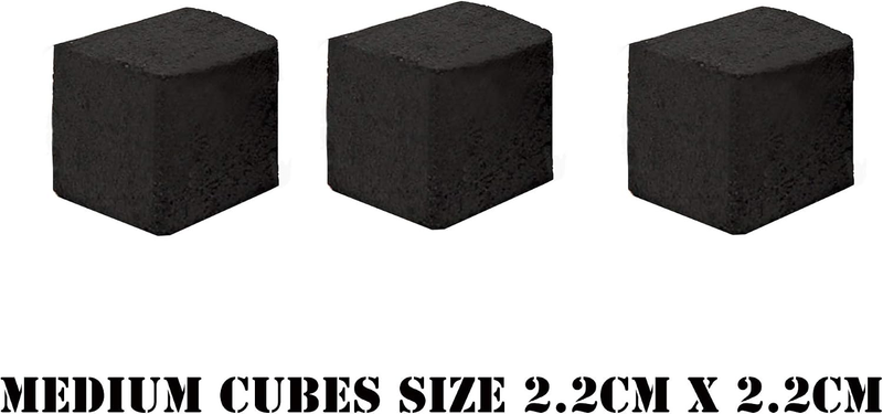 Black Diamonds 100% Natural Coconut Shell Charcoal Cubes (96 Pcs, 1 Pack)-5