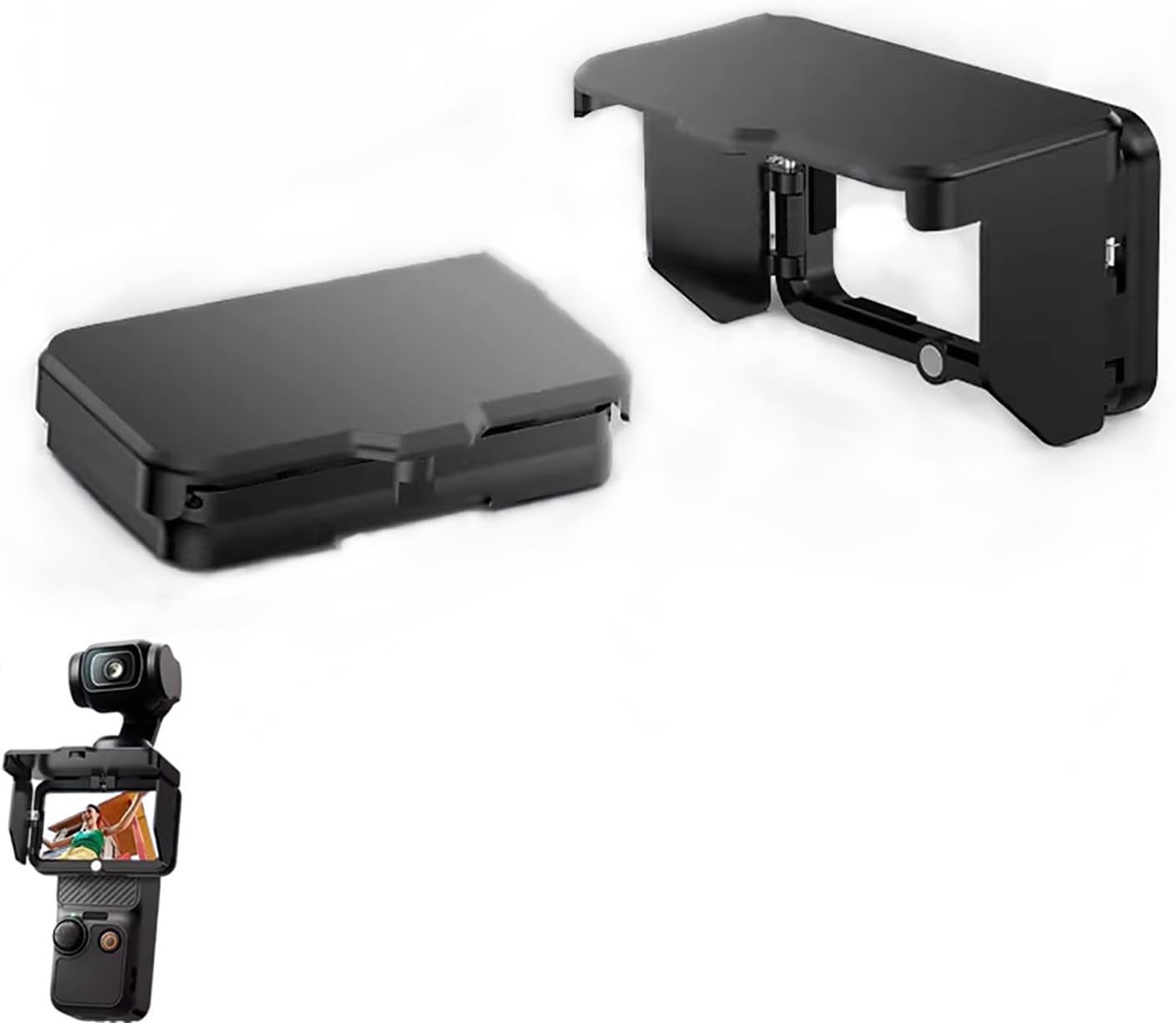 DJI OSMO Pocket 3 Screen Sunshade, 3 Sided Foldable-1