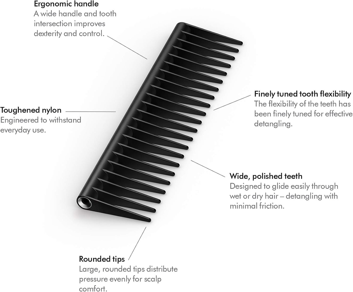 Dyson Detangling Comb (Nickel/Black)-4