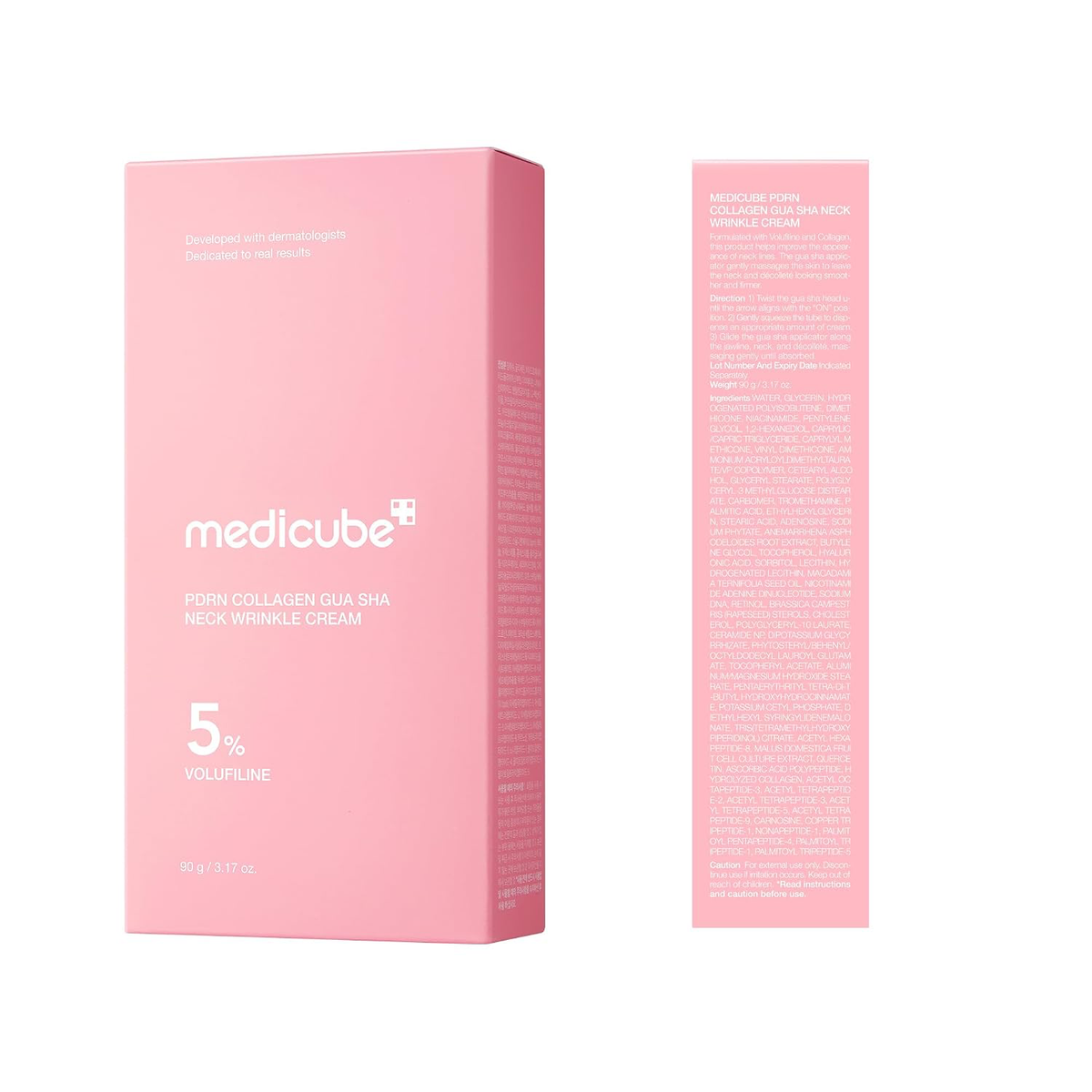 medicube PDRN Collagen Gua Sha Neck Wrinkle Cream, 3.17 oz-9