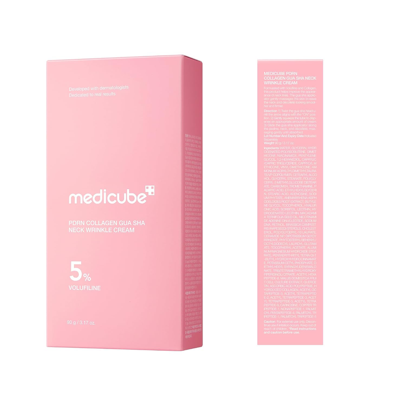 medicube PDRN Collagen Gua Sha Neck Wrinkle Cream, 3.17 oz-9