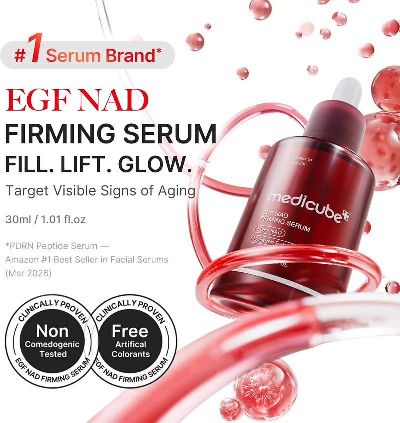 medicube NAD EGF Firming Serum for Face & Neck,1.01 fl.oz-2