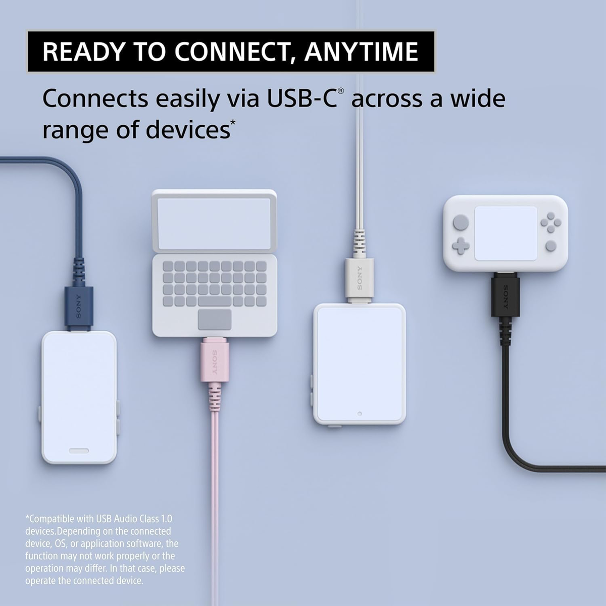 Sony IER-EX15C USB-C Wired In-Ear Headphones White-2