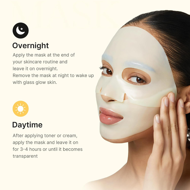 medicube Jelly Gel Mask with Brightening Kojic Acid Turmeric, 4EA | Overnight Face Mask-4