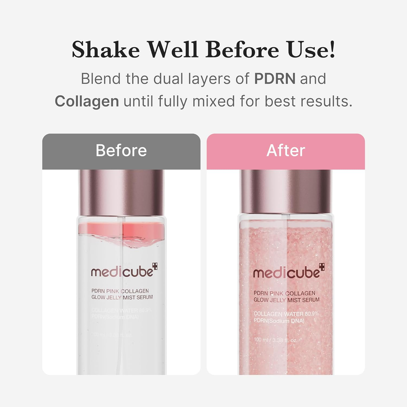 medicube Jelly Mist Serum with Pink PDRN Collagen, 2.02 fl.oz-7