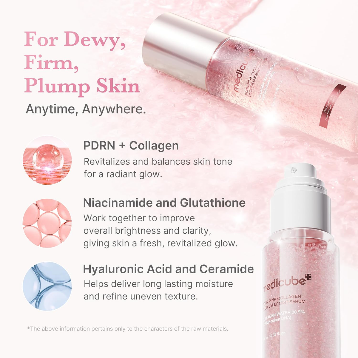 medicube Jelly Mist Serum with Pink PDRN Collagen, 2.02 fl.oz-3