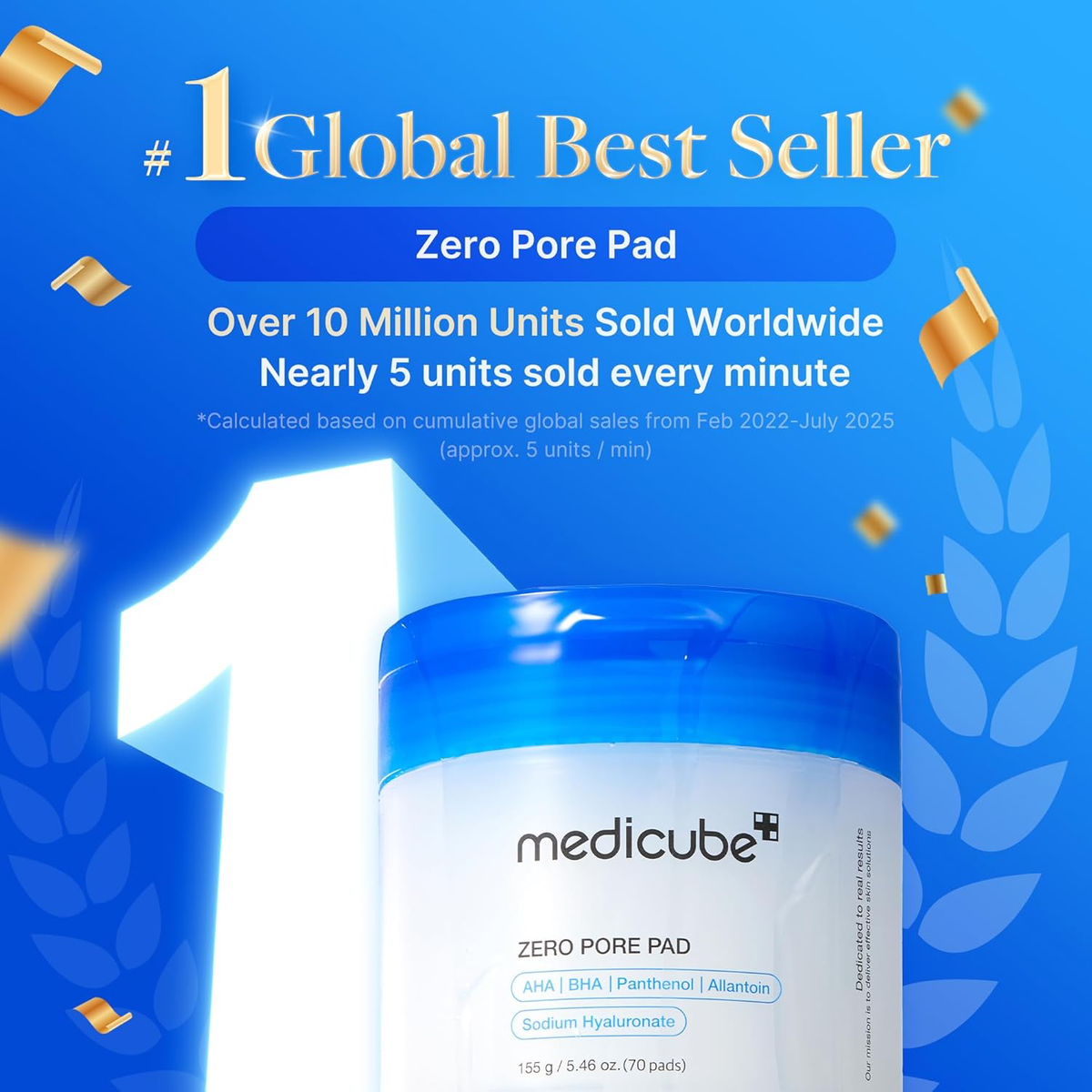 medicube Toner Pads Zero Pore Pad 2.0, 70 Pads