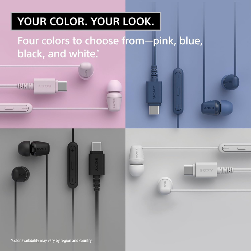 Sony IER-EX15C USB-C Wired In-Ear Headphones White-7