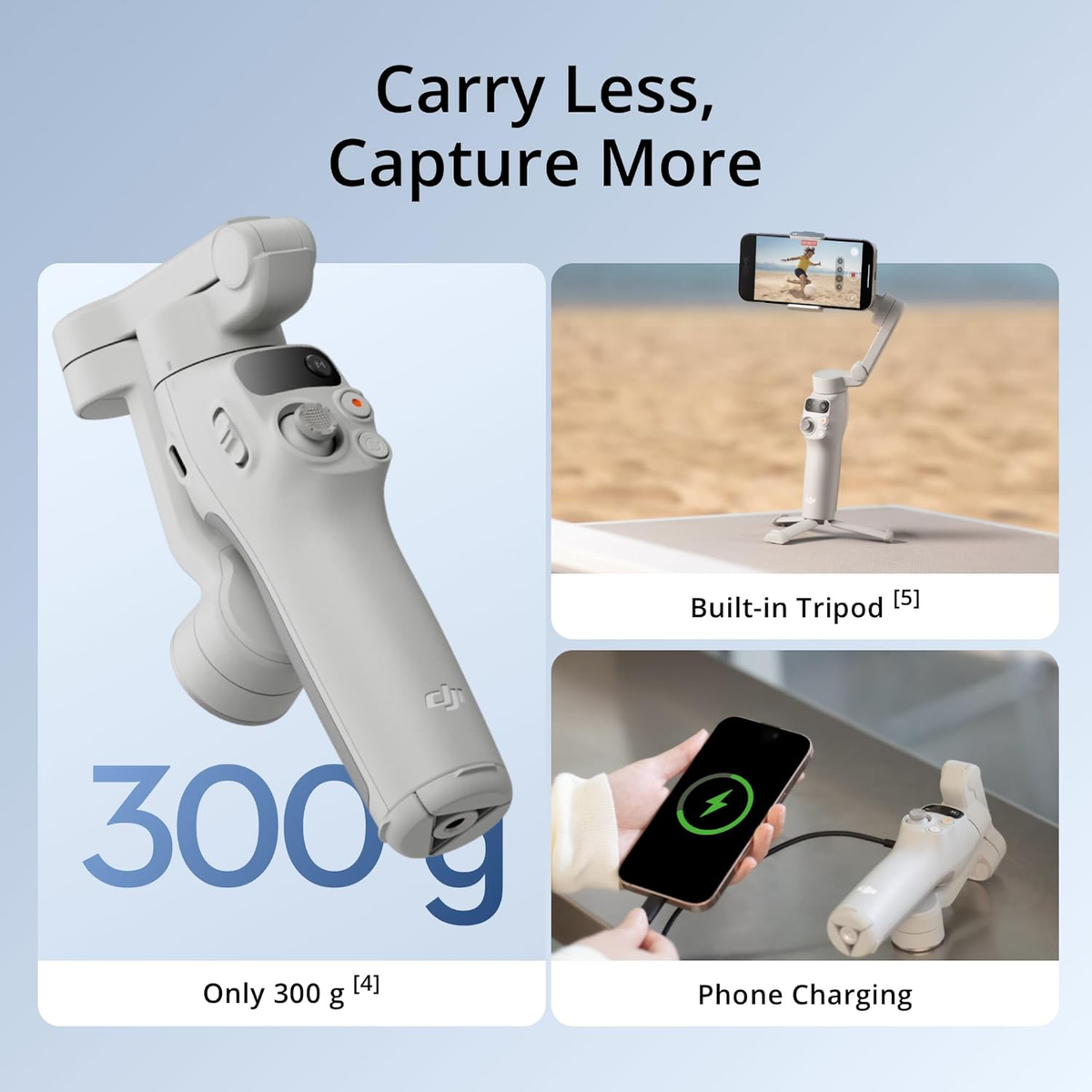 DJI Osmo Mobile 7 Gimbal Stabilizer for iPhone, Android, Built-in Tripod-6