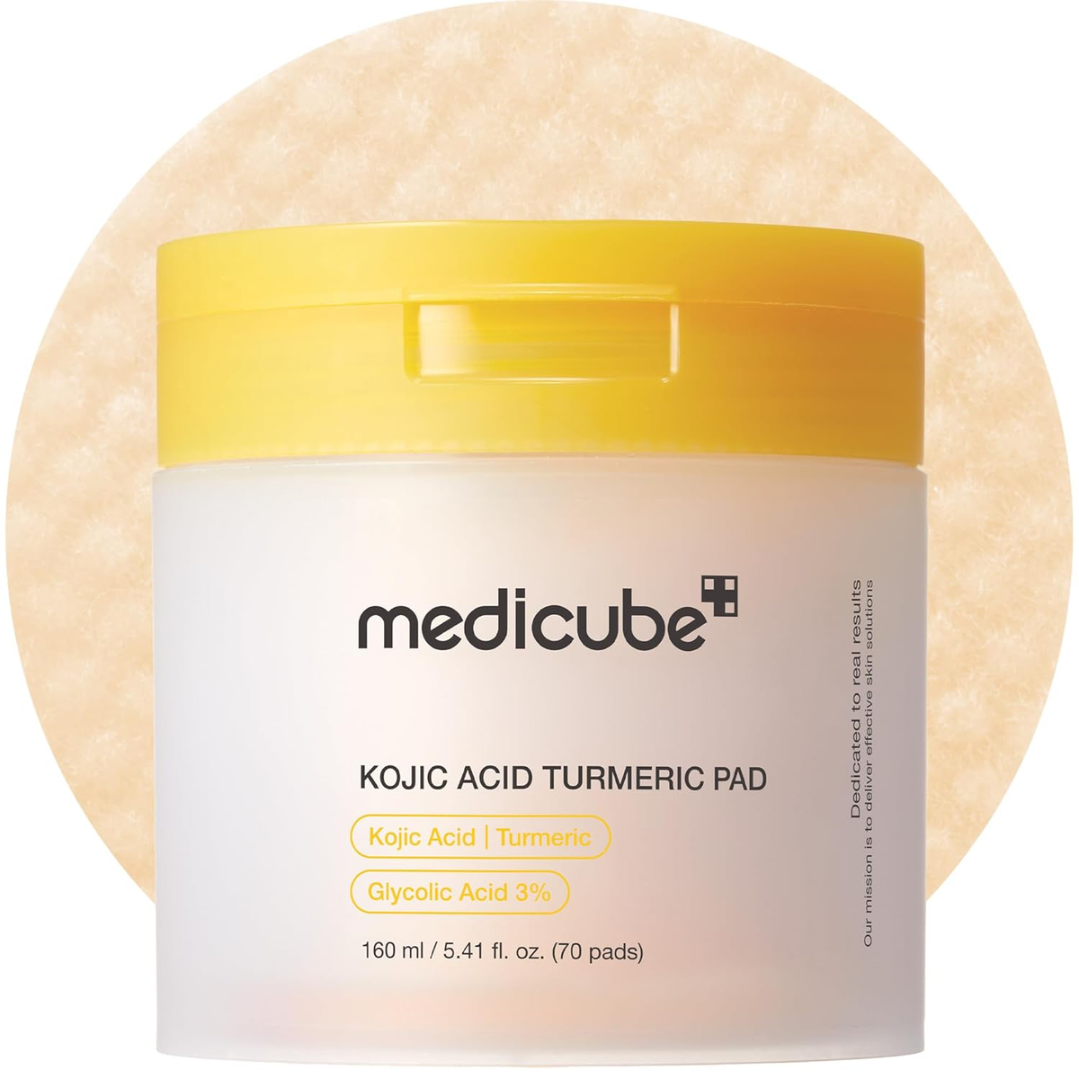 medicube Toner Pads Kojic Acid Turmeric Clarifying Pad, 70 Pads-1