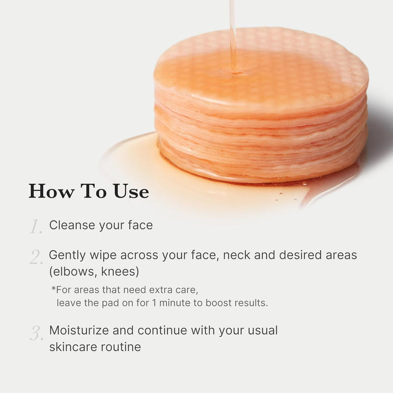 medicube Toner Pads Red Succinic Acid Panthenol Pad for Facial Peeling, 70 Pads-5