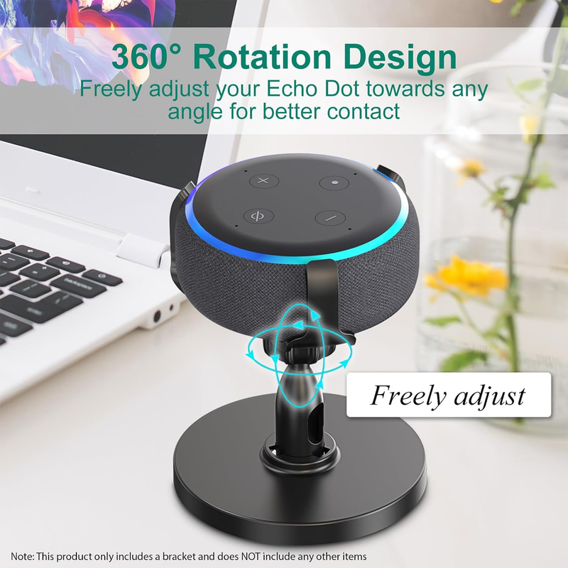 Echo Dot 3rd Smart Speaker Holder 360°-2