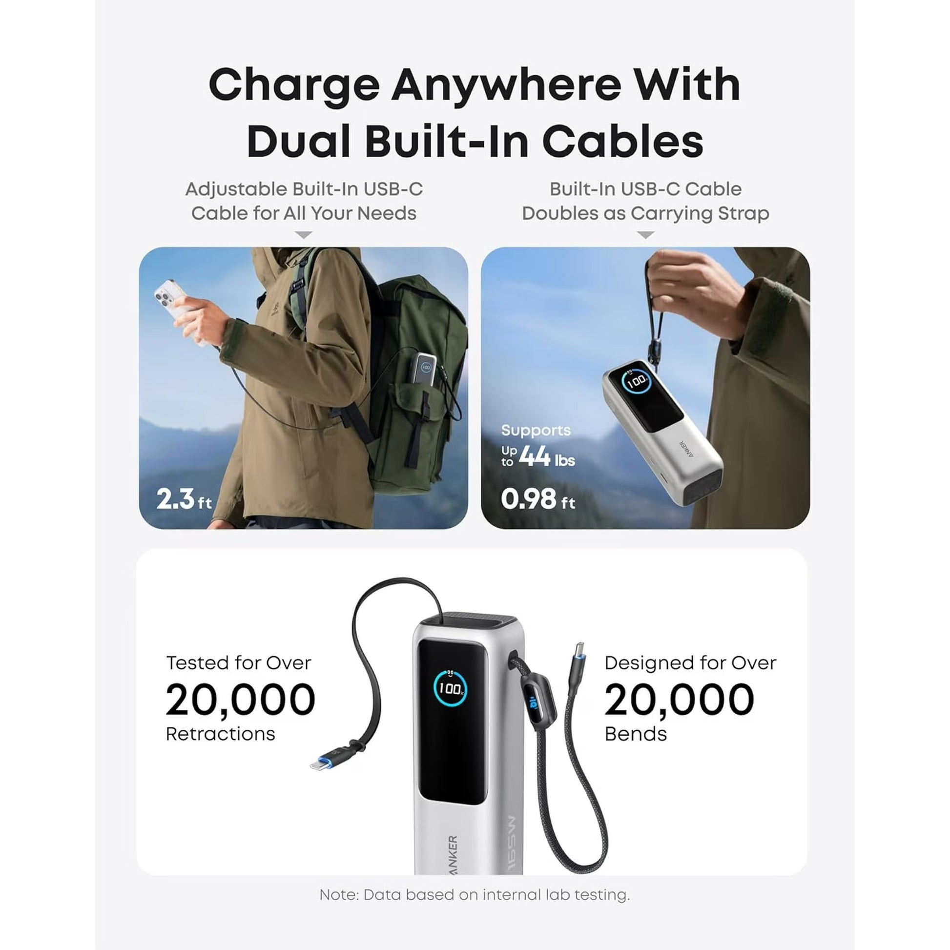 Anker Laptop Power Bank, 25,000mAh Portable Charger-3