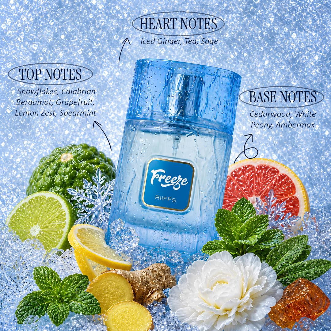 Riiffs Freeze Eau De Parfum Spray, 3.4 Ounce (Unisex)-3