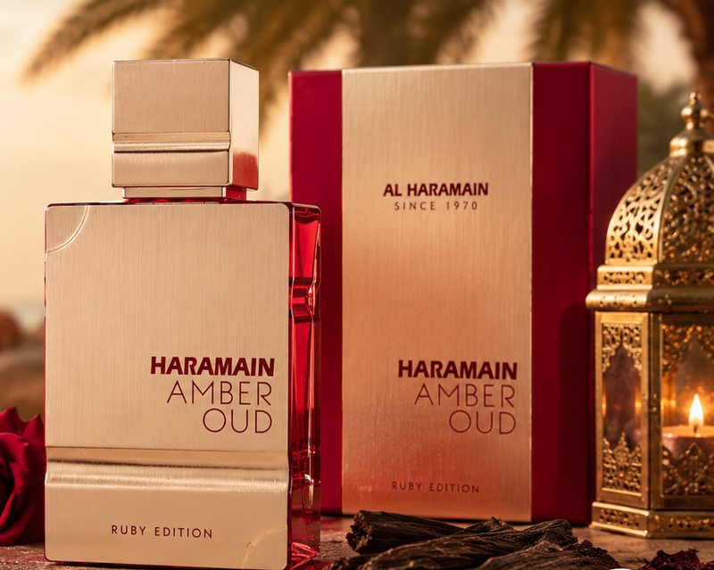 Al Haramain Amber Oud Ruby Edition, Perfume for Women and Men, 2 oz-4