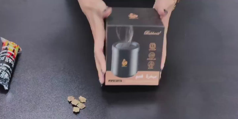 2-in-1 Electric Bakhoor Burner for Charcoal & Oud – Portable Electric Mabkhara Incense Burner (B39)-2